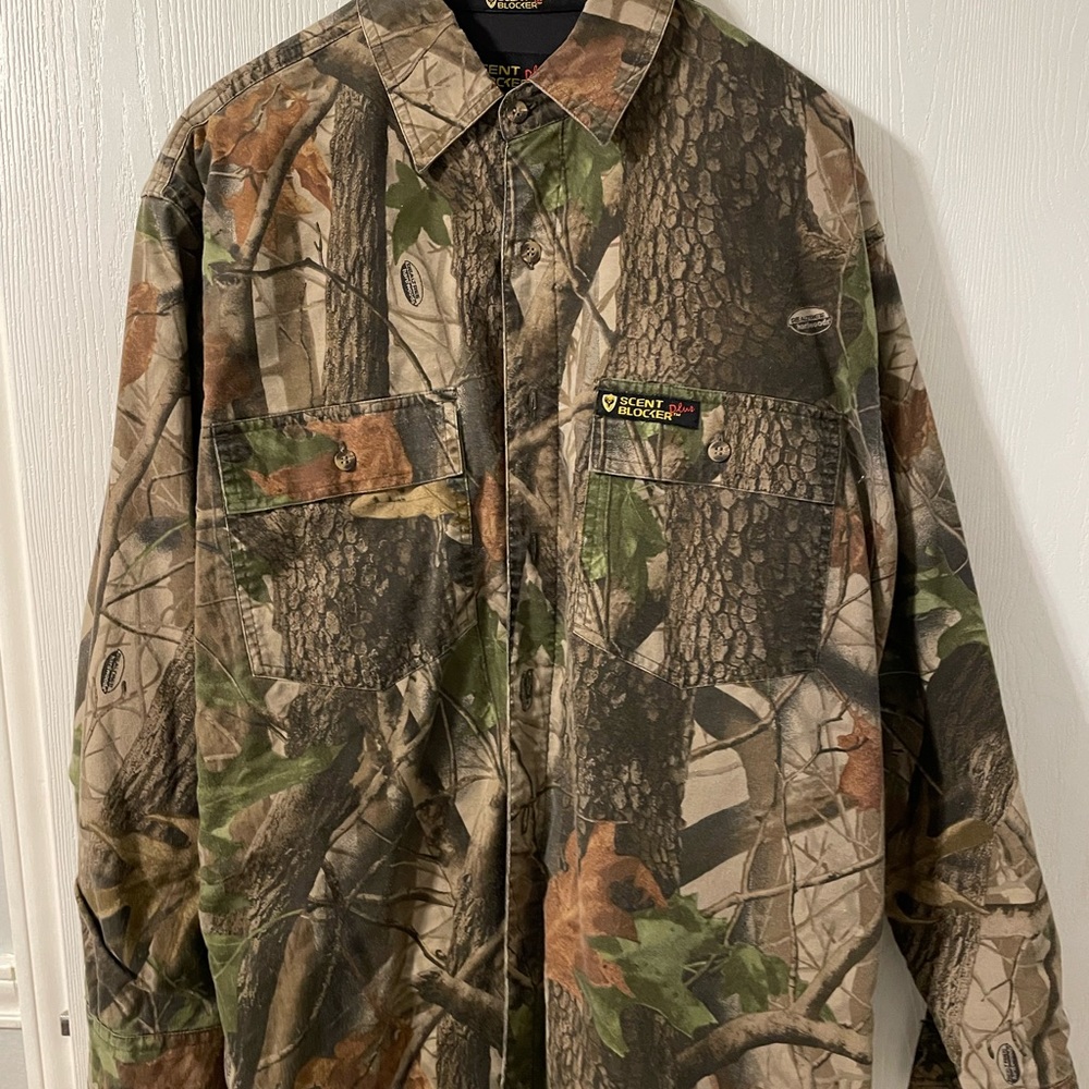 Camo Hunting Shirt, Scent Blocker